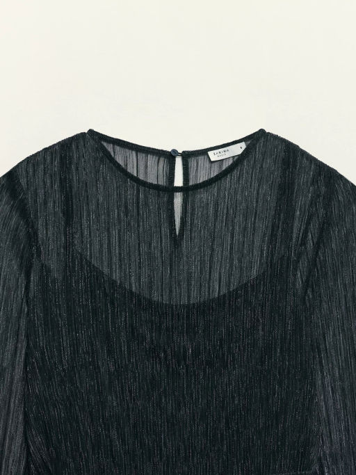 Платье миди с люрексом / Zarina