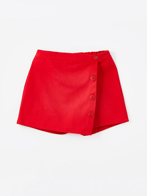 Bisiklet Yaka K?sa Kollu K?z Bebek Bluz ve ?ort Etek 2li Tak?m - Waikiki фото 3