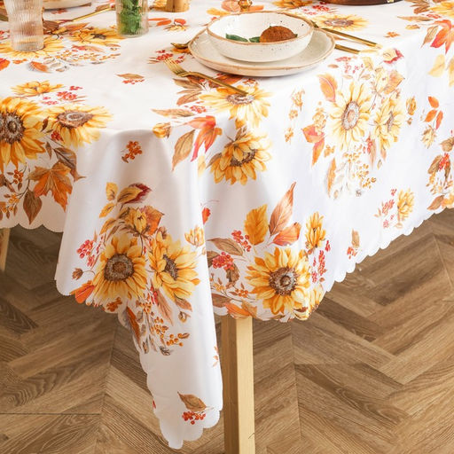 Скатерть «Доляна. Подсолнухи», 145×300 см