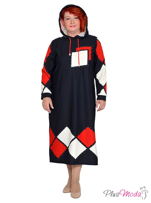 Платье Модель №1722 размеры 44-84 - Plusmoda фото 5