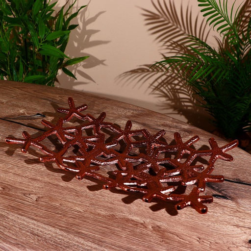 Блюдо Звёзды, 40 см, алюминий