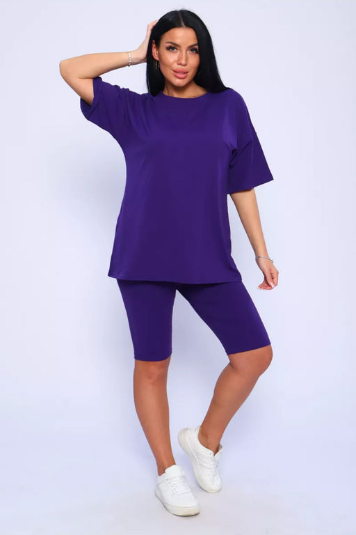 Костюм спортивный футболка и велосипедки КЖ-002