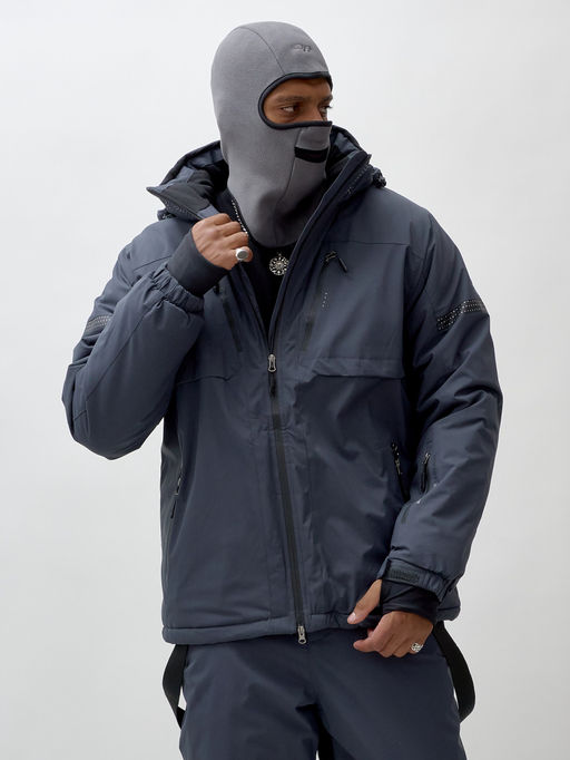 Горнолыжный костюм мужской зимний темно-серого цвета 3710TC - Mtforce фото 12