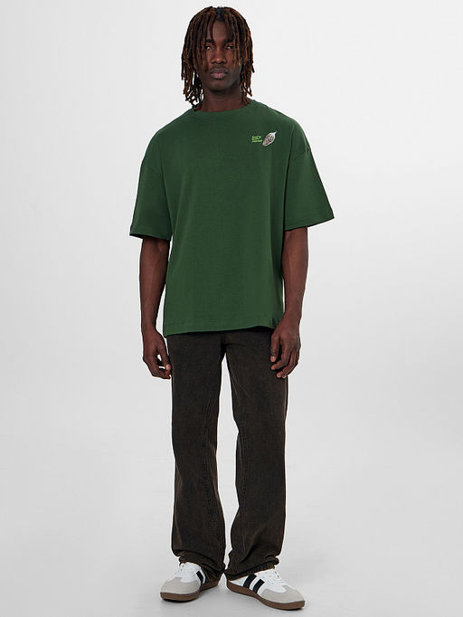 Футболка мужская зеленая с новогодним принтом - Mark formelle фото 3