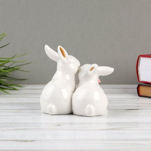 Фигурка Кролики с бантиком / 19179 /уп 36/Пасха - Галеонтрейд фото 3