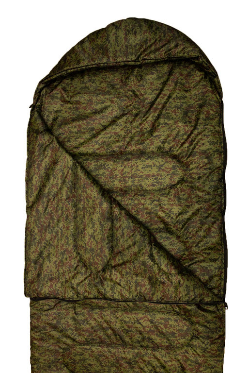 Спальный мешок SB-S2-1 зеленая цифра 300 гр/м²