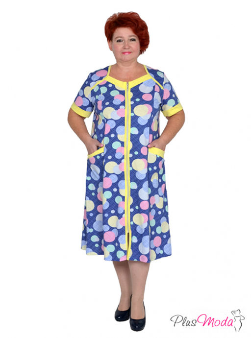 Халат Модель №1517 размеры 44-84 - Plusmoda фото 5