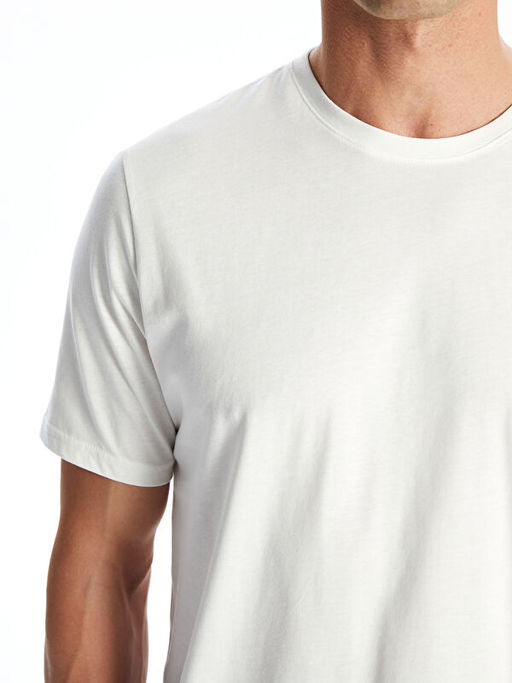 Bisiklet Yaka Penye Erkek Ti??rt