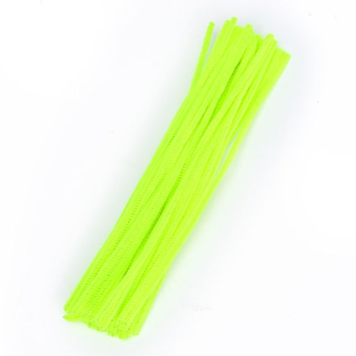 Синельная проволока набор 50 шт., зелёный неон, 30 см