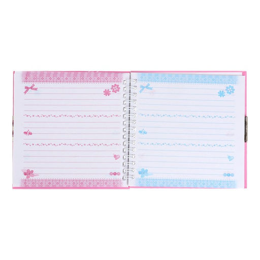 Записная книжка в подарочной коробке, на замочке, А6, 50 листов, линия, Бабочка, МИКС - Calligrata фото 5