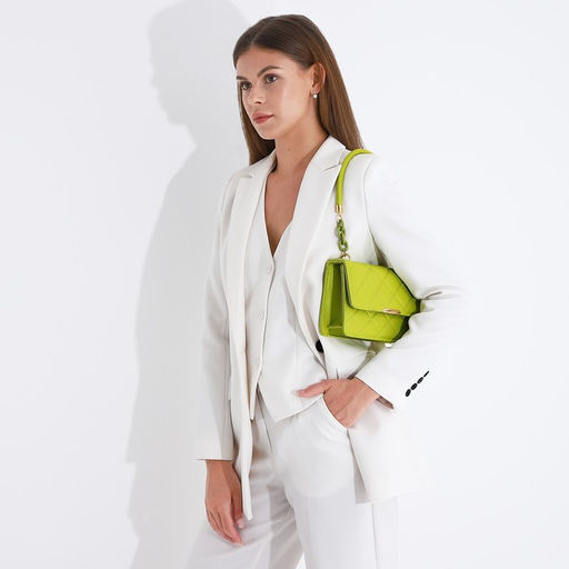 Сумка-мессенджер на магните, цвет зелёный - Simaland фото 8