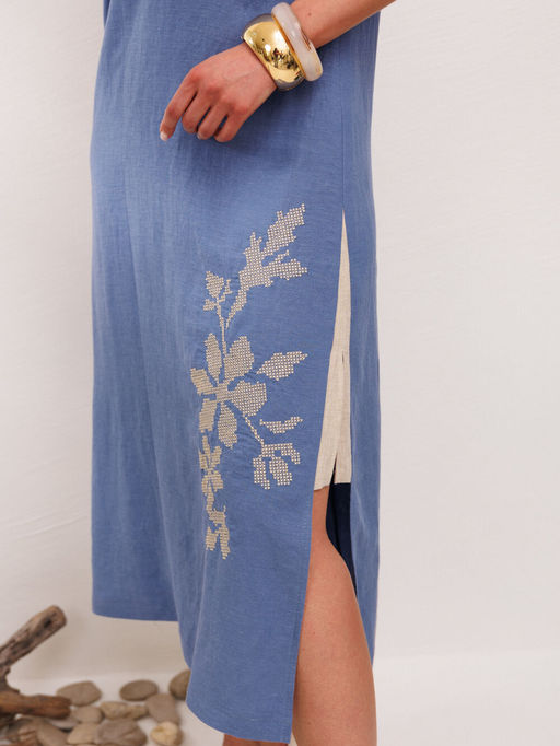 Платье Galean Style 1006 синий