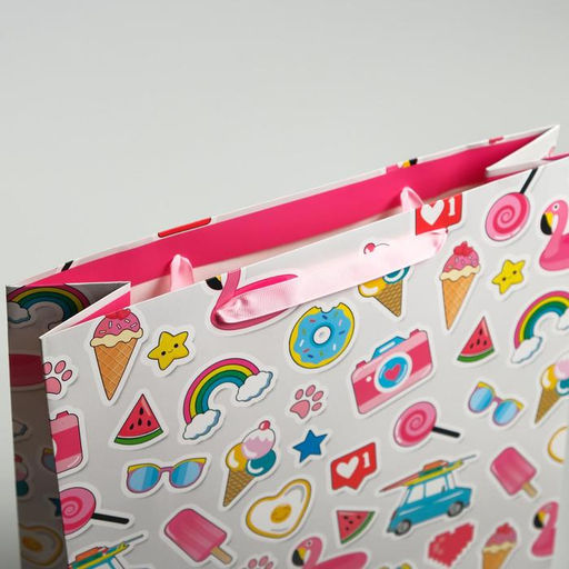 Пакет ламинированный вертикальный Хорошего настроения!, L 31 40 11,5 см - Дарите счастье фото 3