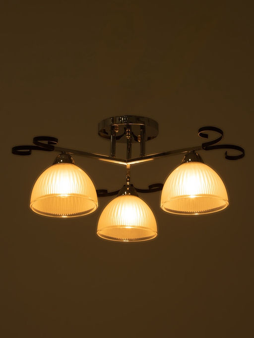 Люстра 12273/3CR, 3×40 Вт, E27, 52×52×23 см