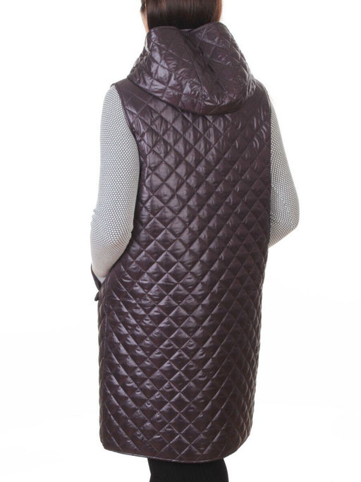 802 DK. VIOLET Жилет утепленный женский (50 гр. синтепон) - Fashion фото 6