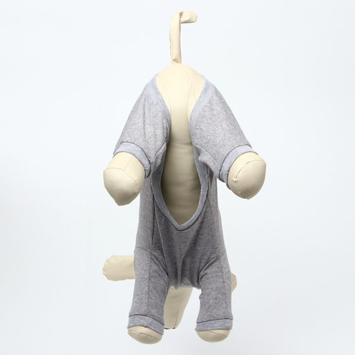 Костюм для животных светло-серый, XS (ДС 27, ОШ 23-27, ОГ 41-45) - Пушистое счастье фото 5