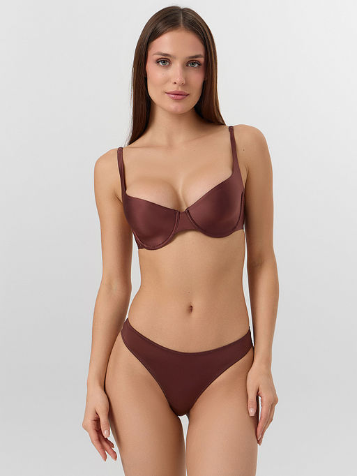 Бюстгальтер женский с мягкими чашками и сатиновым блеском - Mark formelle фото 2