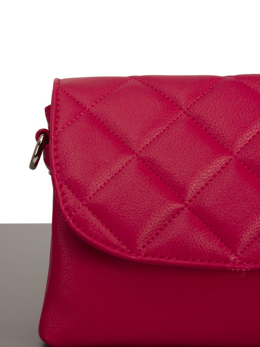 LACCOMA сумка Катрин-24-L815-маджента эко кожа хлопок