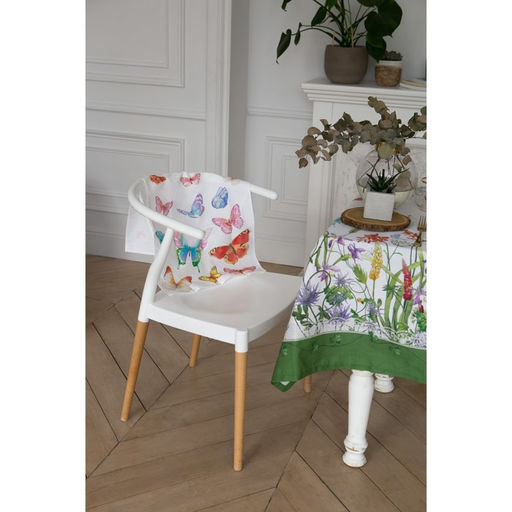 Полотенце Этель Бабочки 40х73 см, 100% хлопок, саржа 190 гр/м2  фото 3