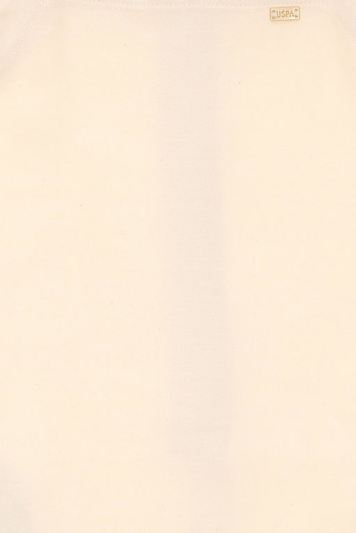 Тканое платье цвета экрю для девочки Неожиданная скидка в корзине - U.s. polo assn фото 4