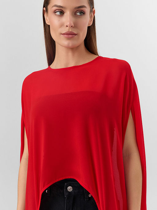 Туника Mark Formelle x Ольга Бузова красная фото 2