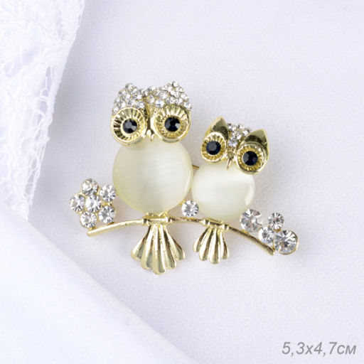 Брошь Совы / GM273-41 /уп 36/ - Галеонтрейд фото 2