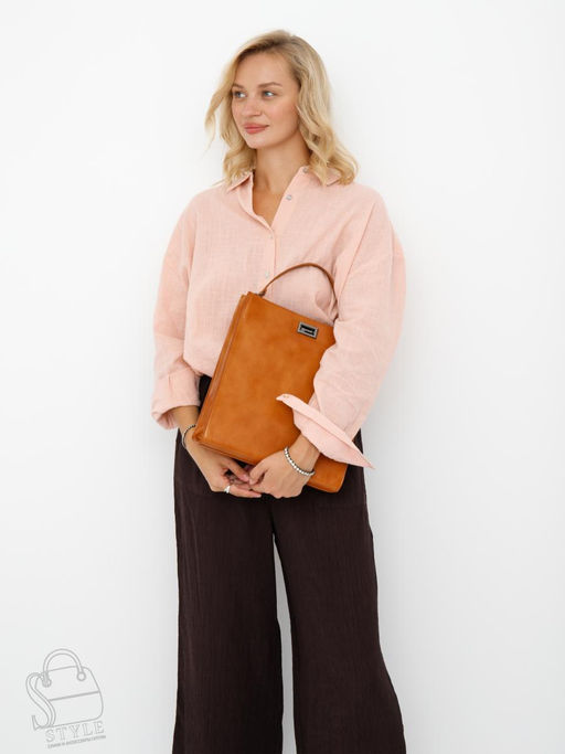 Сумка женская кожаная 7735VG brown Vitelli Grassi  в Новосибирске