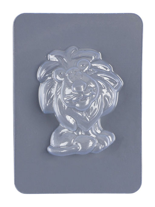 Цена за 10 шт. Форма для мыла пластиковая «Львенок»