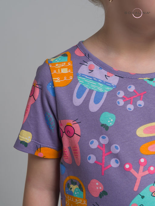 Костюм Актив черничные зайки-лаванда - Sovalina фото 22