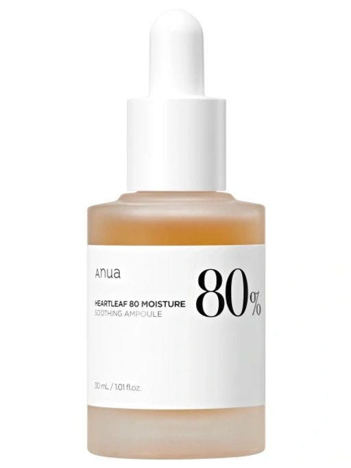 Anua Heartleaf Soothing Ampoule, 30ml - Успокаивающая ампула на основе хауттюйнии