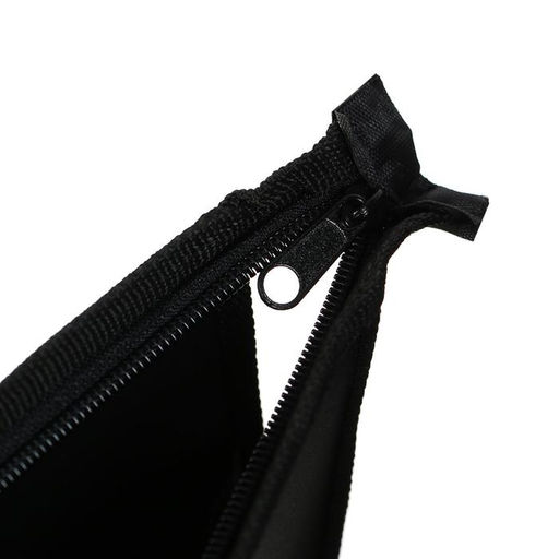 Папка для черчения и рисунков А2, 640×470×50 мм, 0.8, с ручками, пластиковая, молния сверху, ПМ-А2-35, черная