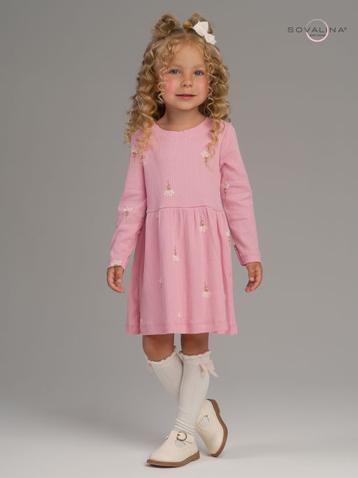 Платье Элла астра на пудре