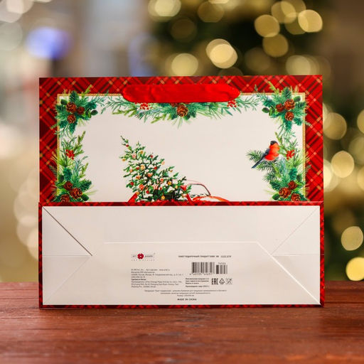 Пакет подарочный Праздничная машинка ,люкс 32 х 26 х 12 см - Simaland фото 6