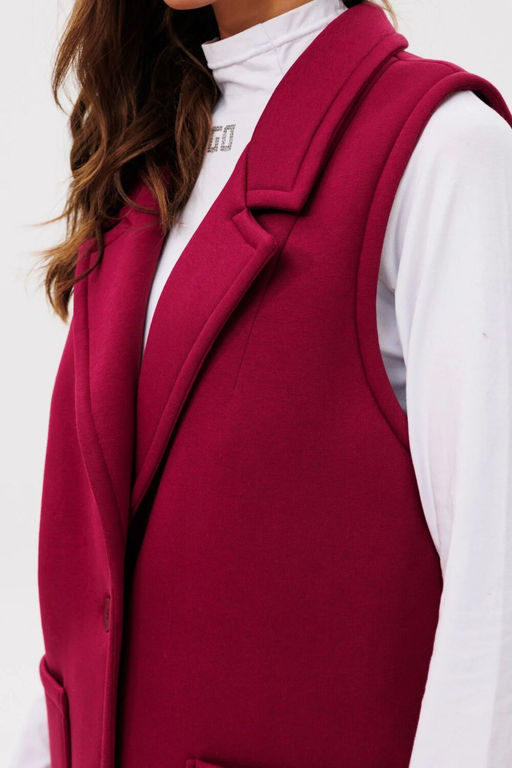 Жилет GO F4094/12-01.164-170 вишня - Pirs фото 4