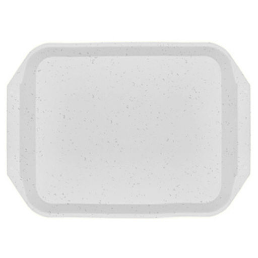 Поднос пластмассовый 43х30х1см, мраморный (Россия)