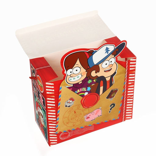 Пакет-коробка новогодний Друзья, 27 ? 23 ? 12 см