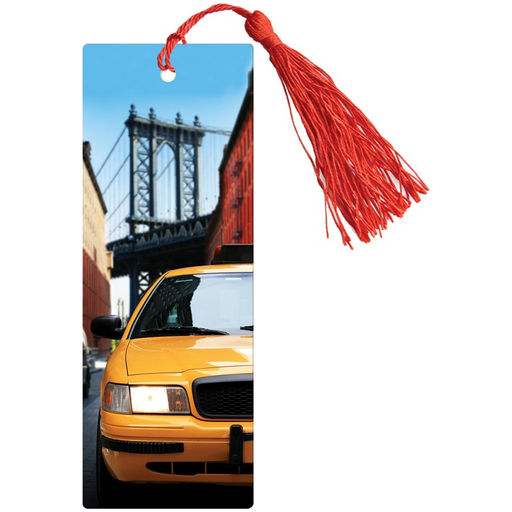 Закладка для книг 3D с линейкой ArtSpace "Нью-Йорк" 15см (3D_20183) с декоративным шнурком