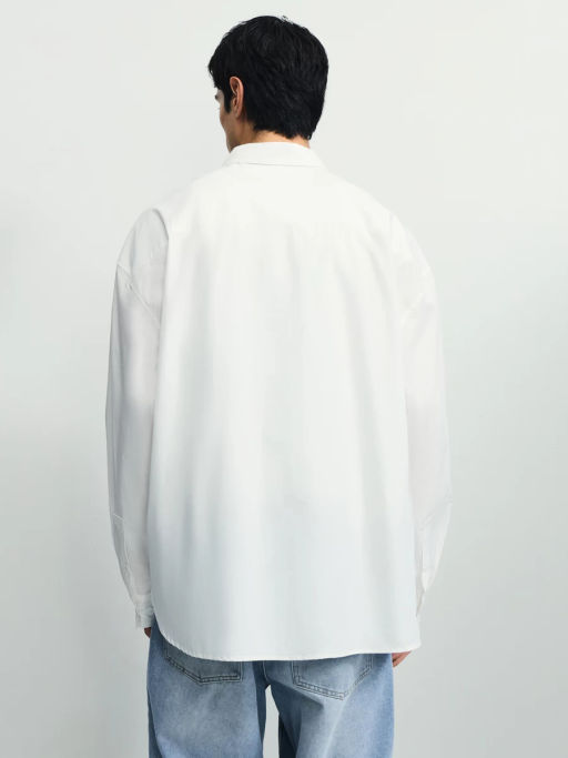 Рубашка oversize из 100% хлопка / Zarina  фото 6