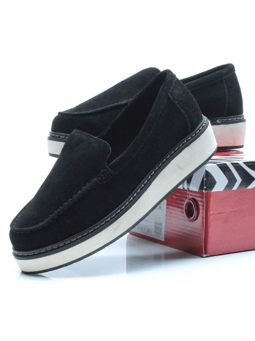 03-5060-3 BLACK Лоферы женские (натуральная замша)