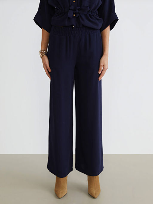 Beli Lastikli Geni? Pa?a Kad?n Pantolon