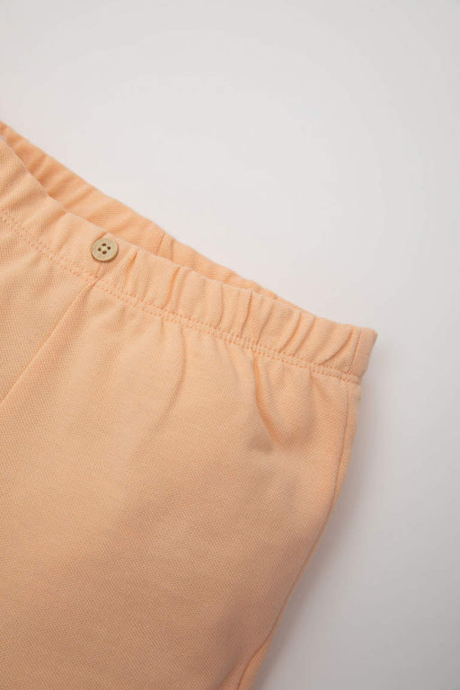 Шорты из пике для маленьких девочек - Defacto фото 2