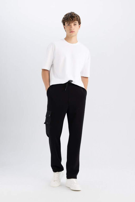 Прямые спортивные штаны с карманами-карго и карманами свободного покроя - Defacto фото 3