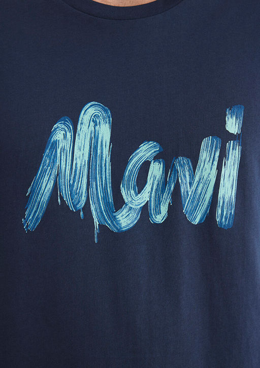 Mavi Logo Bask?l? Lacivert Tisort  фото 6