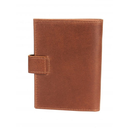 Обложка для авто+паспорт-Croco-ВП-1021 с хляст, натуральная кожа коричневый пулл-ап матовый (219) 263969 фото 2