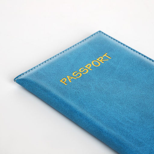 Обложка для паспорта, цвет голубой - Simaland фото 4
