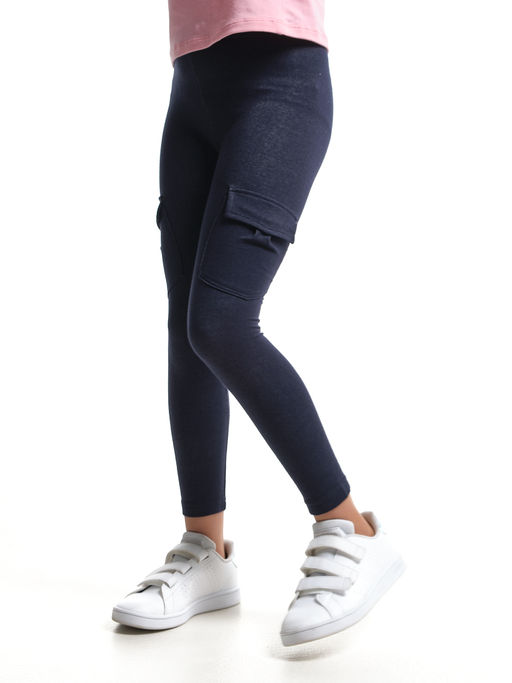 Бриджи (лосины) UD 0959 синий джинс - Mini maxi фото 3