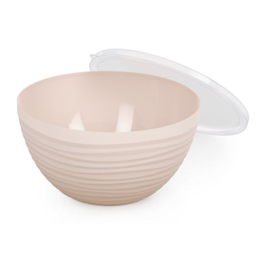 Цена за 2 шт. Чаша "Оазис" 2,5л (с крышкой) (бежевый) М8403