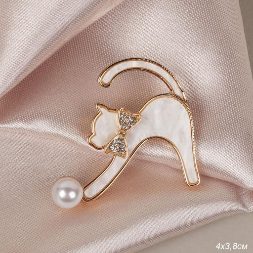 Брошь Кошка / 4349 /уп 12/