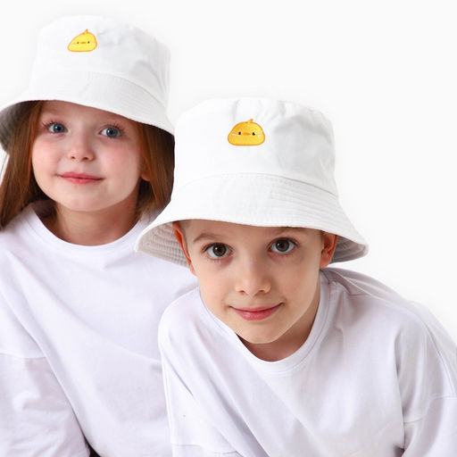 Панама детская «Цыпленок», белая, р-р 54