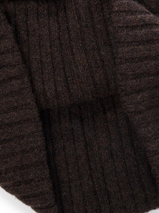 Шапка жен. шерсть + акр LB-J440013 black melange - Labbra фото 4